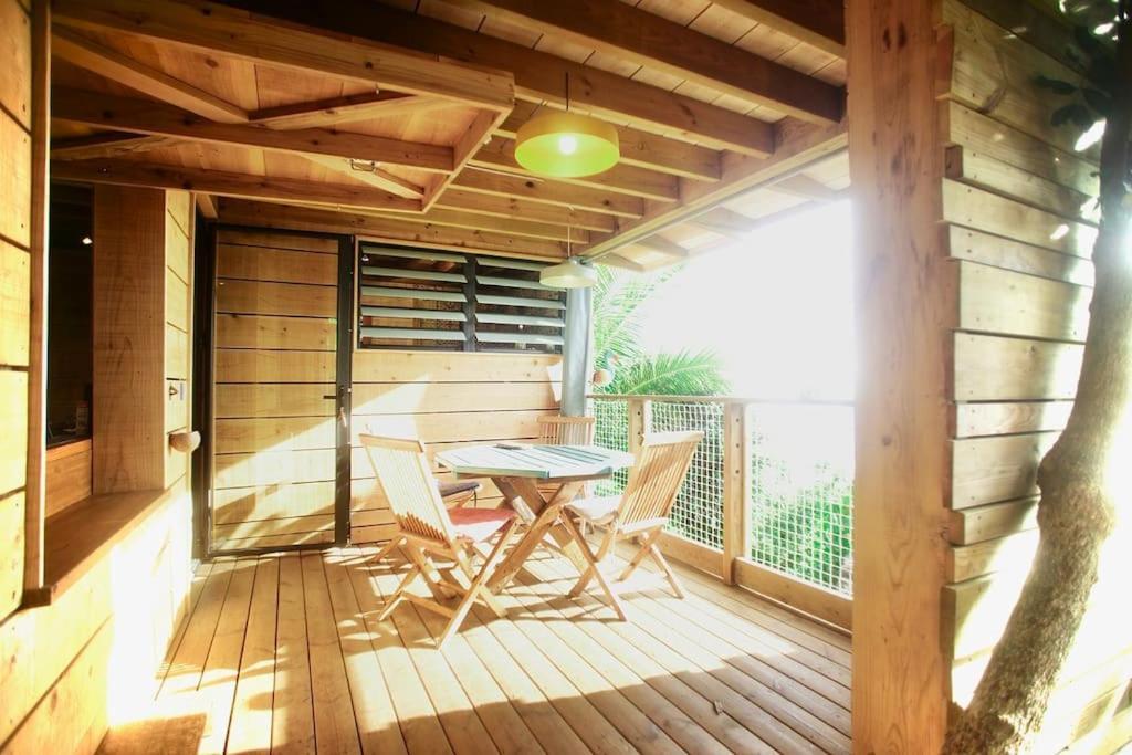Bungalow Ecologique Avec Toilettes Seches Leu Kabanon Vue Mer Saint-Leu Exterior photo