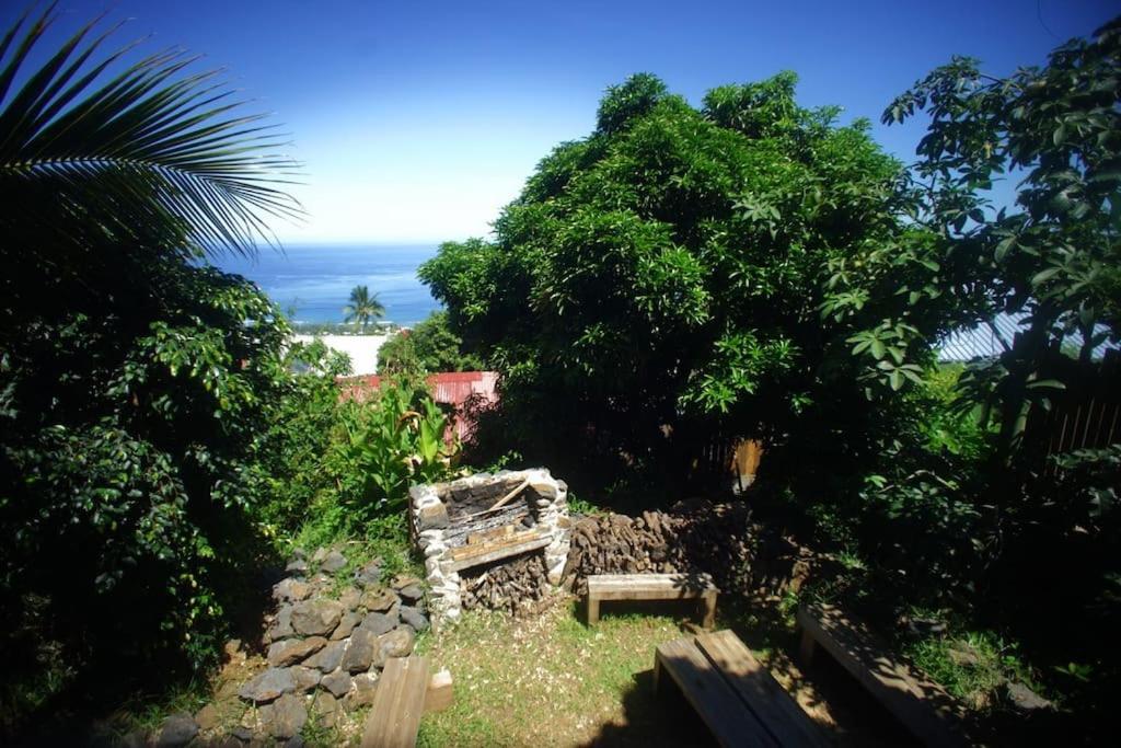 Bungalow Ecologique Avec Toilettes Seches Leu Kabanon Vue Mer Saint-Leu Exterior photo