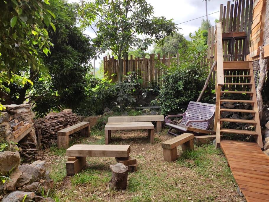 Bungalow Ecologique Avec Toilettes Seches Leu Kabanon Vue Mer Saint-Leu Exterior photo