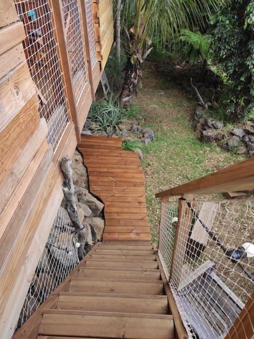 Bungalow Ecologique Avec Toilettes Seches Leu Kabanon Vue Mer Saint-Leu Exterior photo