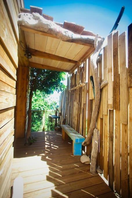 Bungalow Ecologique Avec Toilettes Seches Leu Kabanon Vue Mer Saint-Leu Exterior photo