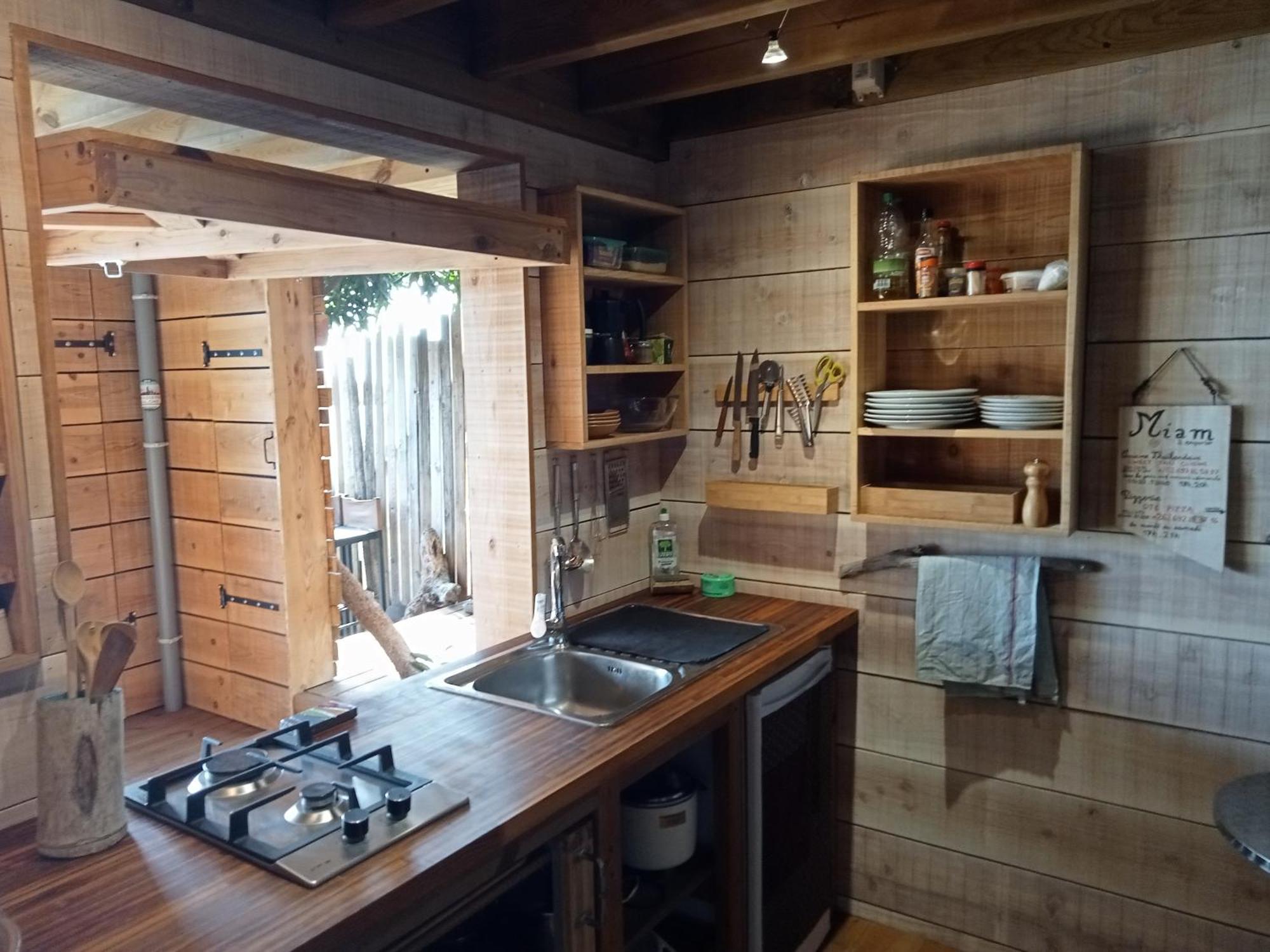 Bungalow Ecologique Avec Toilettes Seches Leu Kabanon Vue Mer Saint-Leu Exterior photo